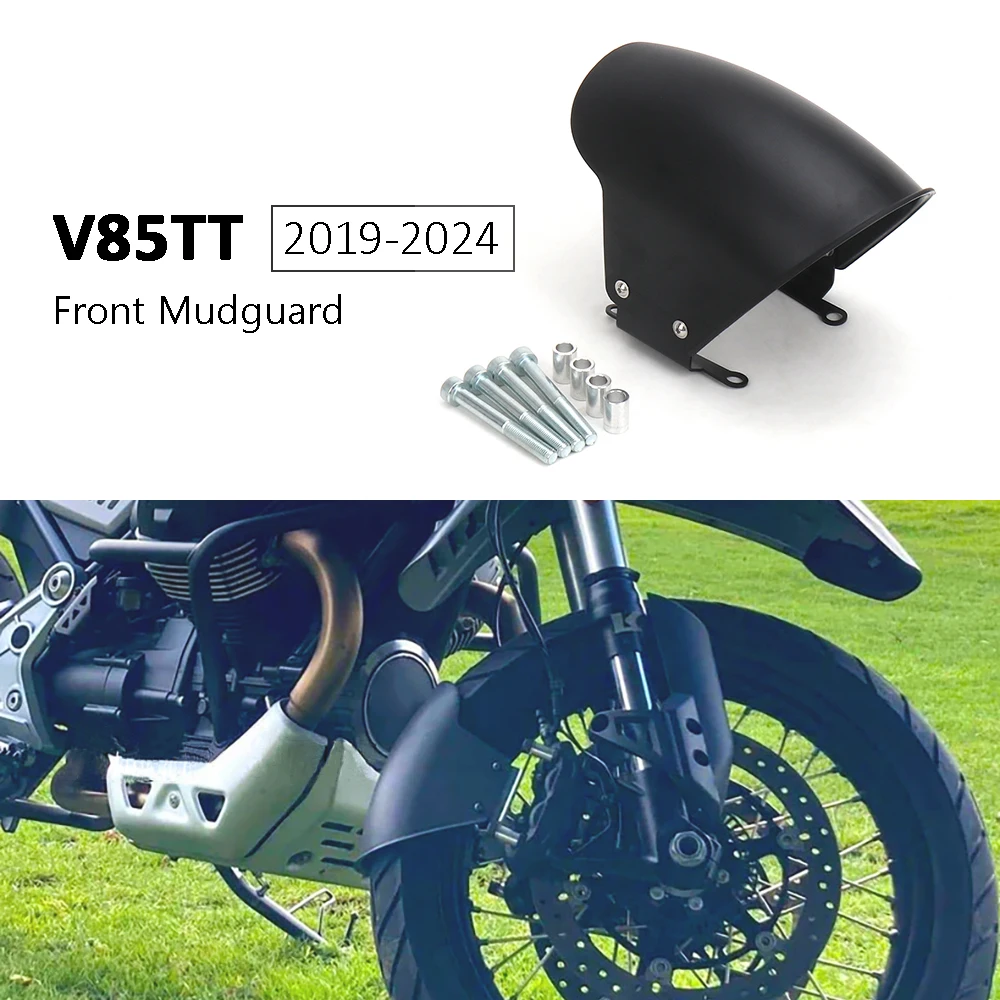 

New Motorcycle Mudguard Front Fender For Moto Guzzi V85TT 2019-2024 Mud Guard Wheel Hugger Splash Guard Motorcycle Accessories