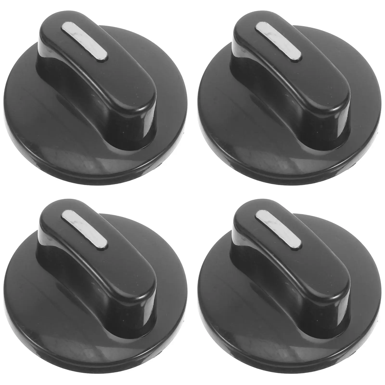 

4 Pcs Electric Oven Knob Black Replacement Part Universal Microwave Repair Pressure Cooker Stove Heater Timer Rotary Switch