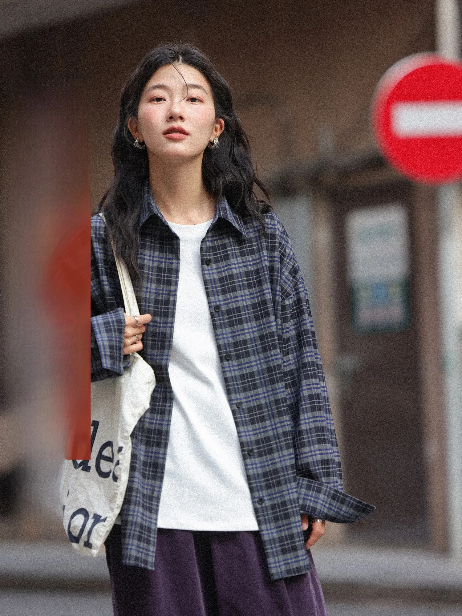 

Ретро-рубашка-жакет в клетку с длинными рукавами для женщин, весна-зима, новая модель, очень привлекательная, повседневная, свободного кроя, универсальная верхняя одежда