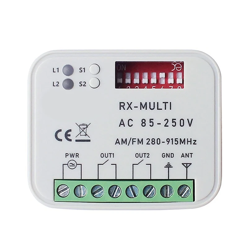 Contrôleur universel d'ouverture de porte de Garage WIFI Tuya, application et télécommande, Module de commutation momentané Intelligent à double canal, relais
