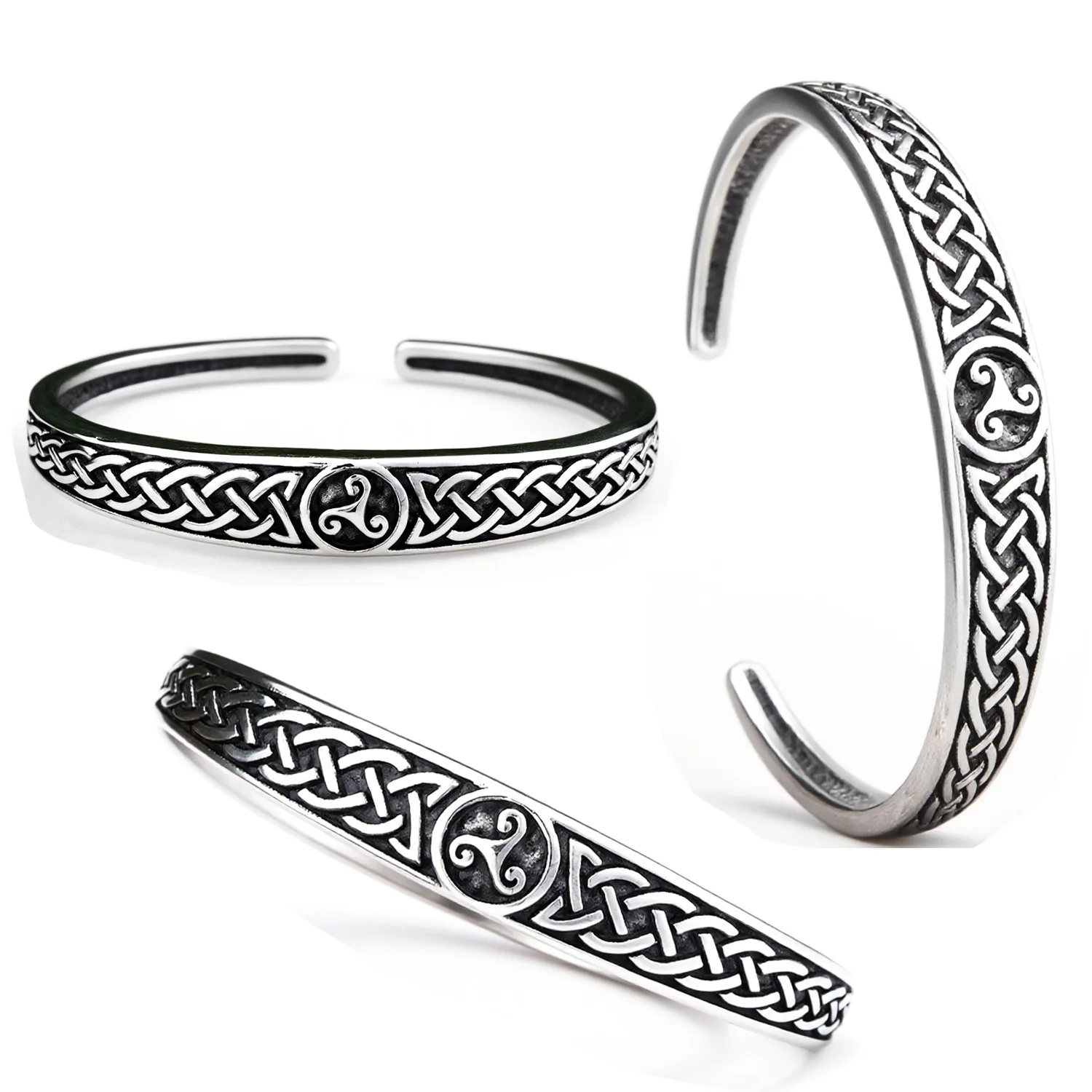 

Новый модный тренд, плетеный браслет из нержавеющей стали, титановой стали, материал, унисекс, открытый браслет, ювелирные изделия на день рождения, подарок