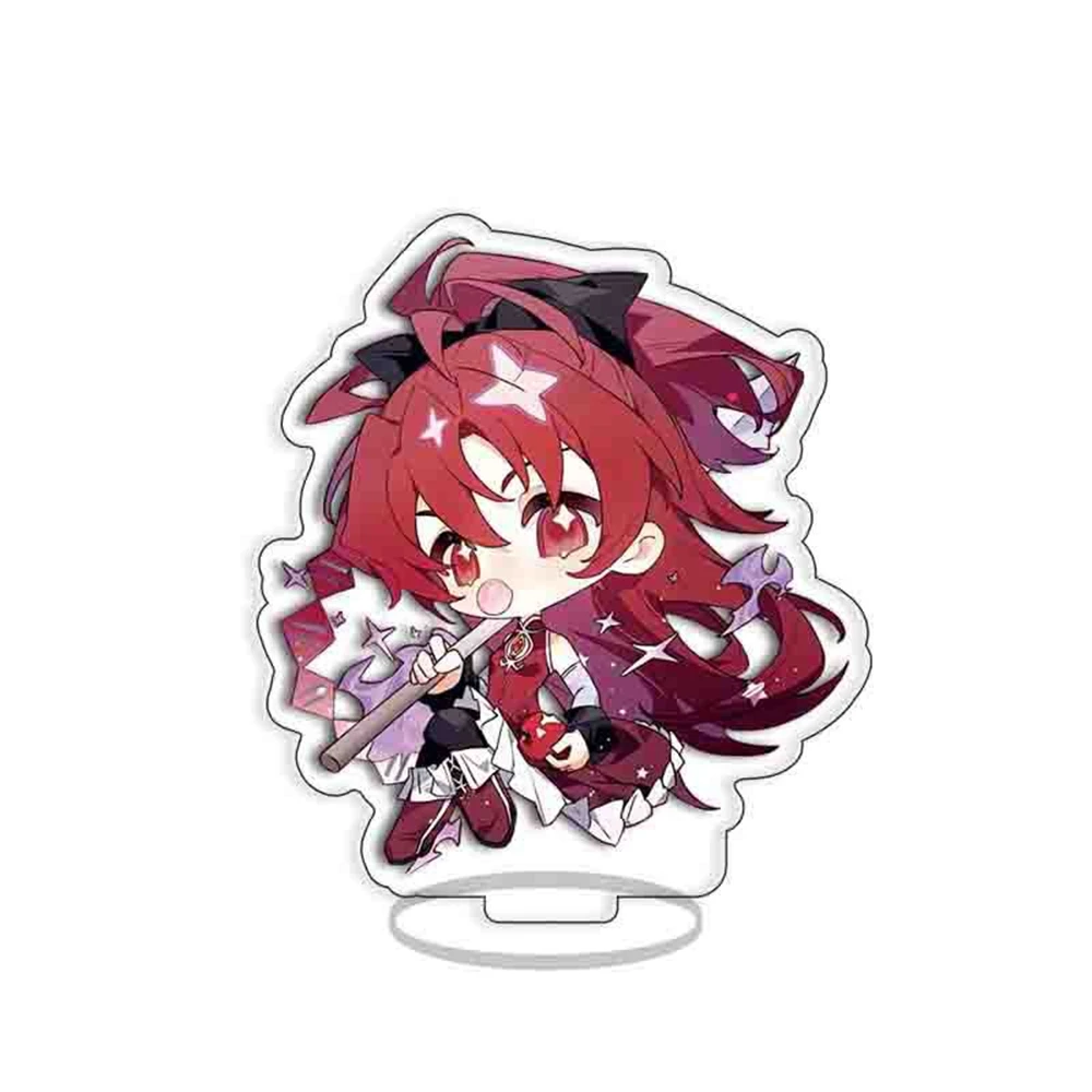 5Pcs/Set Anime Puella Magi Madoka Magica Akemi Homura Sakura Kyouko Cosplay Costume Accessories Badge Stand Plate Gift Prop