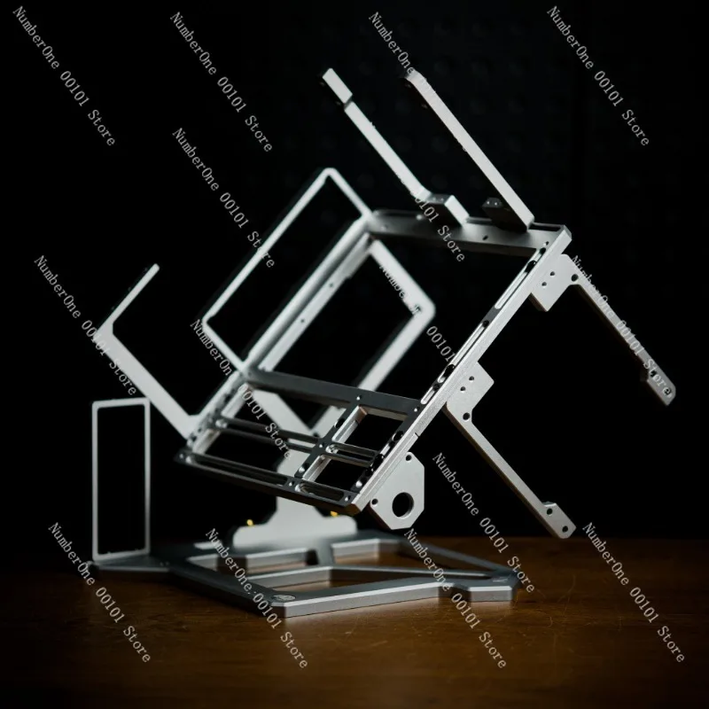 A45 MAX All Aluminum Open Frame Chassis Compatible ATX MATX Motherboard DIY Water Cooling Gaming PC Test Bench Case