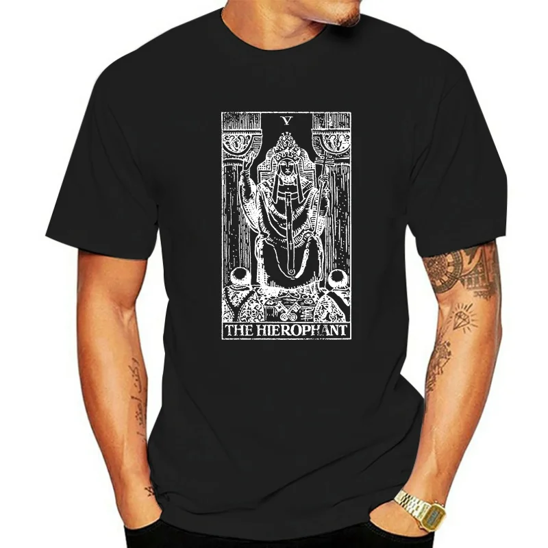 T-Shirt mit Hierophant-Tarot-Karte (Vintage-Design)