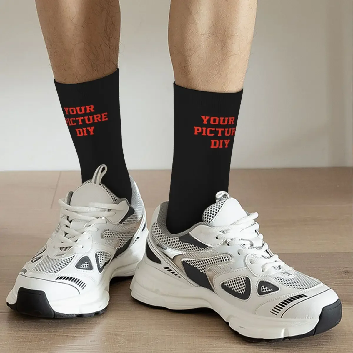 Customized Logo Basketball Socks Racing Polyester Middle Tube Socks for Unisex Breathable