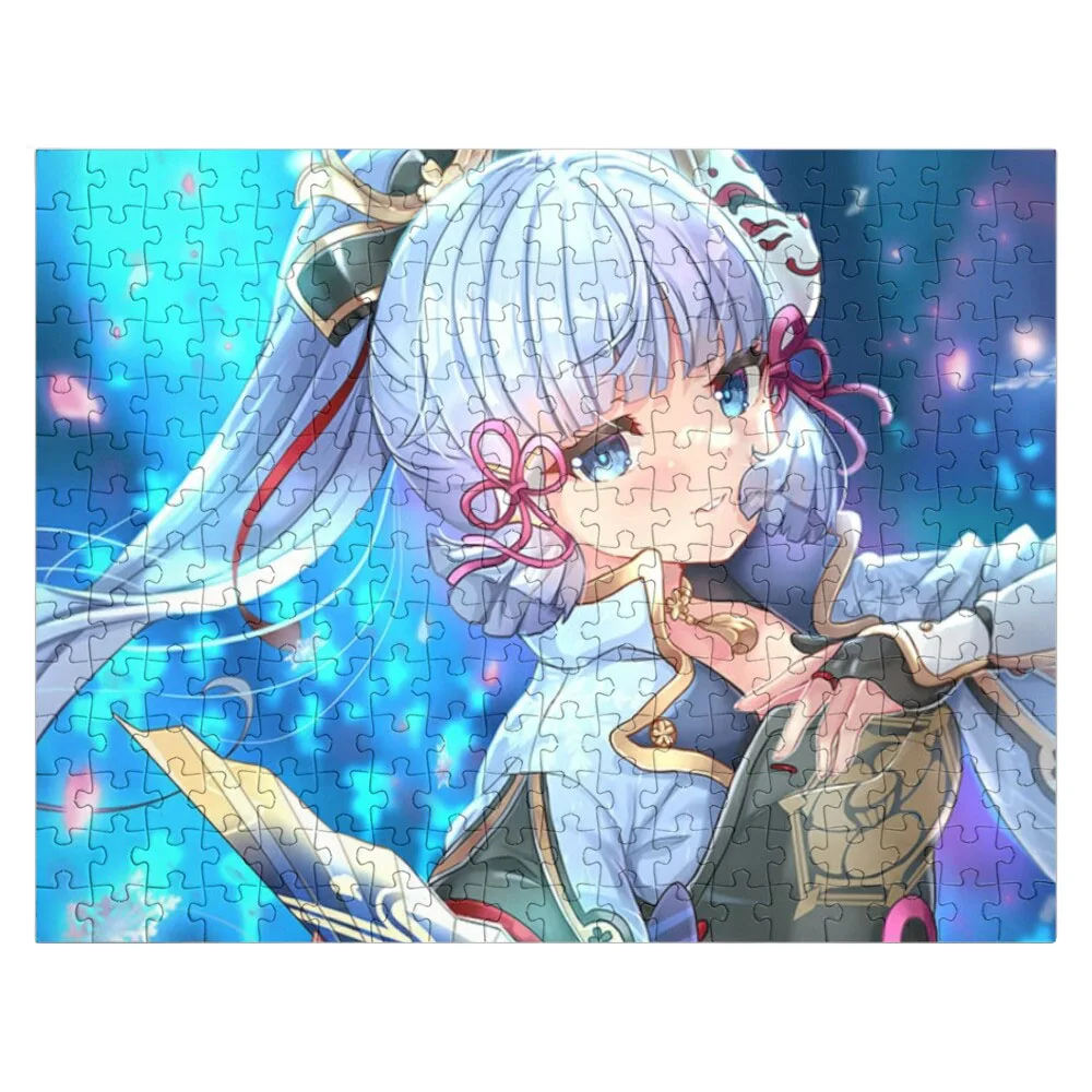 Kamisato Ayaka Jigsaw Puzzle Customized Kids Gift Wood Animals Customized Gifts For Kids Personalized Child Gift Puzzle