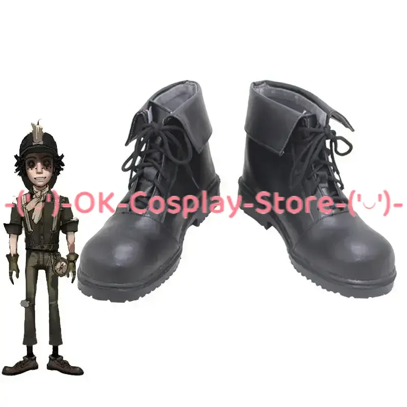 Game Identity V Prospector Norton Campbell Cosplay Shoes PU Leather Shoes Halloween Carnival Boots Custom Made