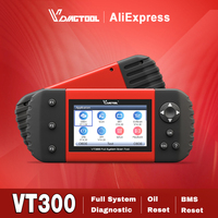 VDIAGTOOL VT300 OBD2 Scanner Full System Diagnose Oil/EPB/BMS/DPF Reset Functions Read&Clear Falut Code Free Updates