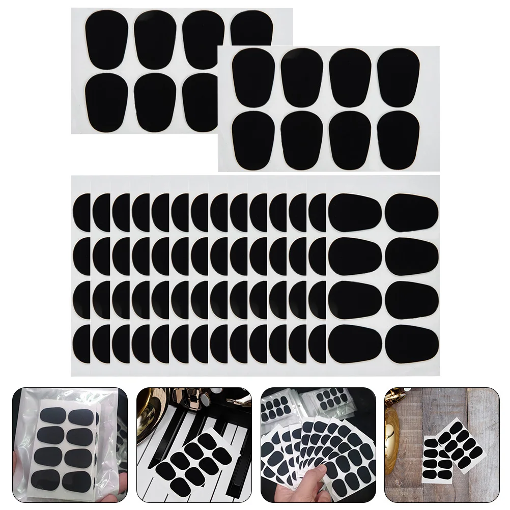 

50pcs Saxophone Mouthpiece Pads Silicone Tooth Guards For Alto Tenor Sax Comfort Fit Scratch Protection Instrument Parts