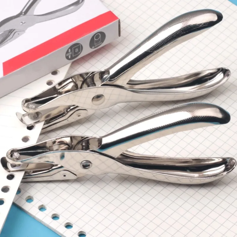 Perforatore a trou unico per scrapbooking, perforatori de papier a main, bureau home, capacité de 8 fogli