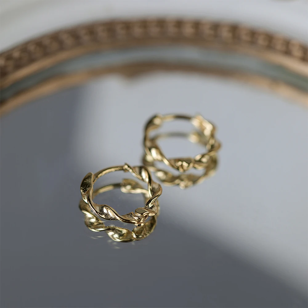 Picture 6: Aide 2025 Trend 925 Stamp Silver Color Turquoise Hoop Earrings For Women Pendientes 7/9/11mm Huggie Earring Fine Jewelry as Gift