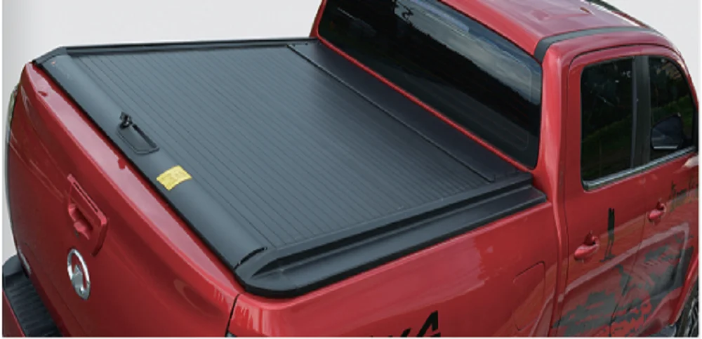 Pickup truck bed cover Retractable aluminum Roller Shutter Tonneau Cover for FORD  RangerXL XLS XLT Raptor