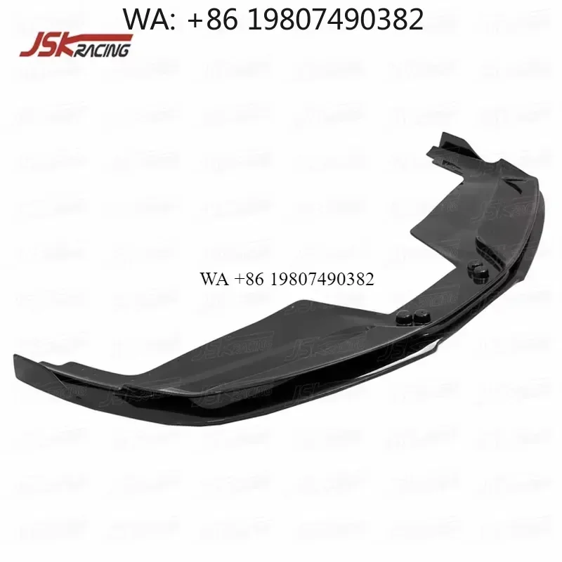 Wmwmnu for Vorstein Style Carbon Fiber Front Lip Plain Weave for 488 GTB Spider 2015 2016 2017 2018 Car Body Kit