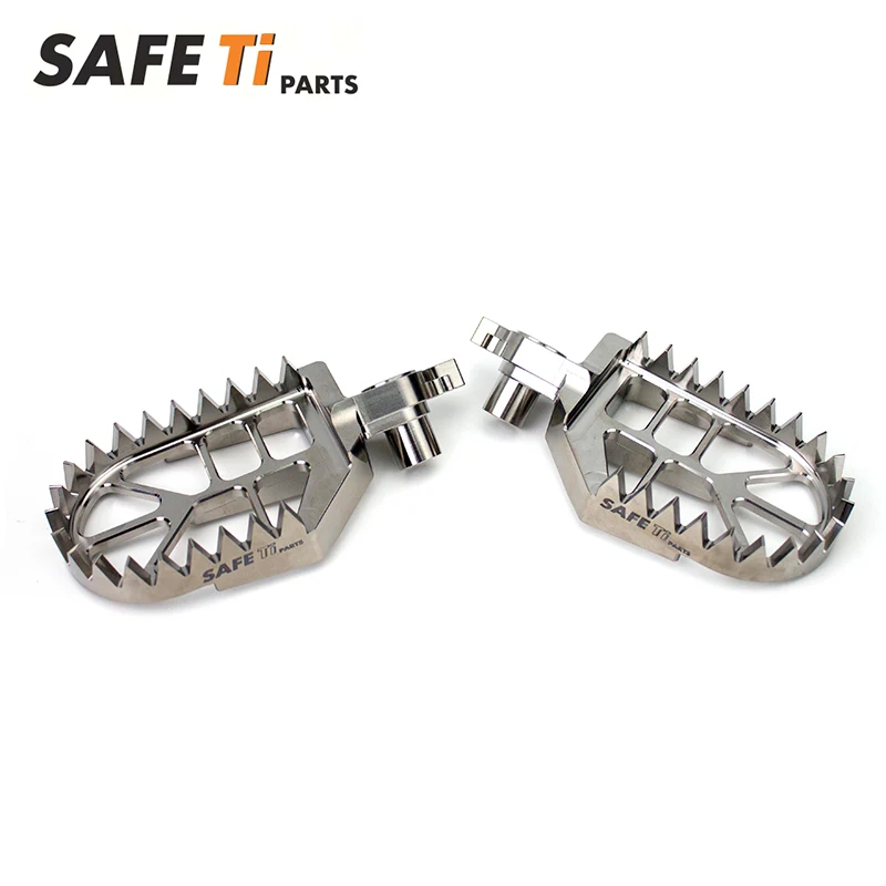CNC Titanium Alloy Footpegs For Yamaha PRO (2024) 10mm BACK+5mm DOWN YZ250F YZ450F Motorcycle Accessories