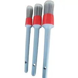 Car Detailing Brushes Set, Detail Brushes with Handle, Vehicle Detailing Brush, for Cleaning Interior Seat Wheel