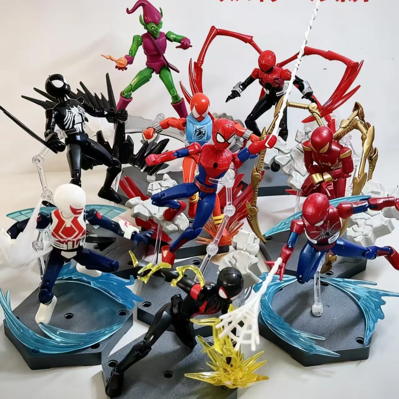 Caja Misteriosa de Bloques de Construcción Keeppley Zero Infinite Series Spider-Man, Figuras de Acción Coleccionables, Juguetes para Fanáticos del Anime, Modelos de Juguetes