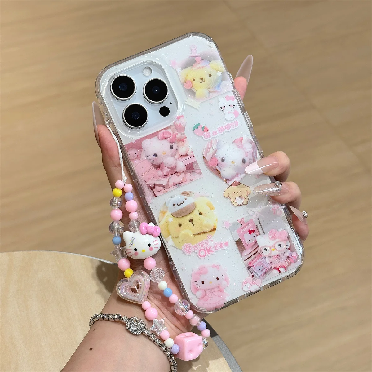 

HelloKitty Cute New Cartoon Fashion Girls Protective cover Phone Case For iPhone 16 15 14 13 Pro Max fundas iphone 15 case
