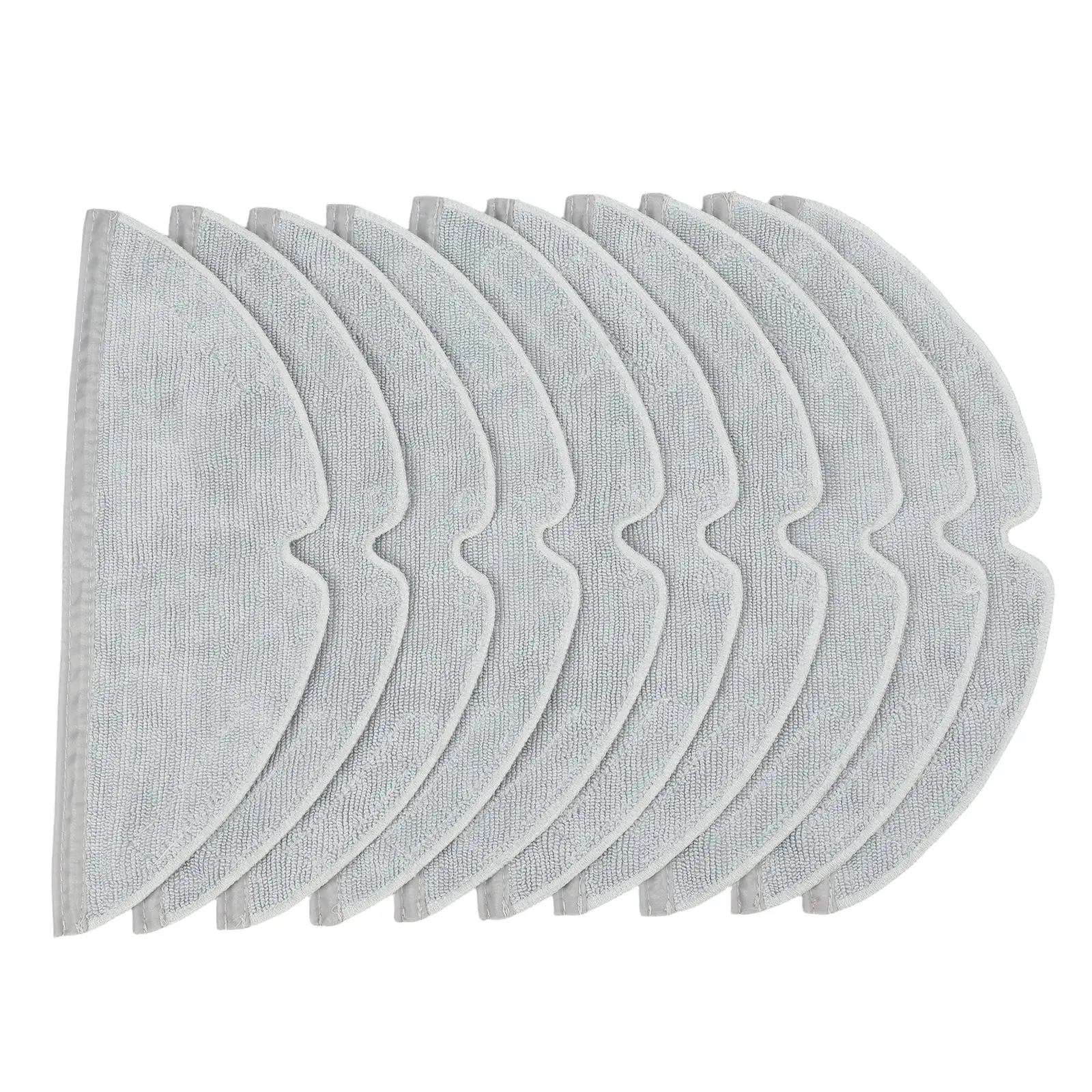 For Dreame D20 D20 for Pro for Plus Robot Vacuum Cleaner Mop Cloth Replacement 4 or 10 Pack Microfiber Mop Cloths for Long