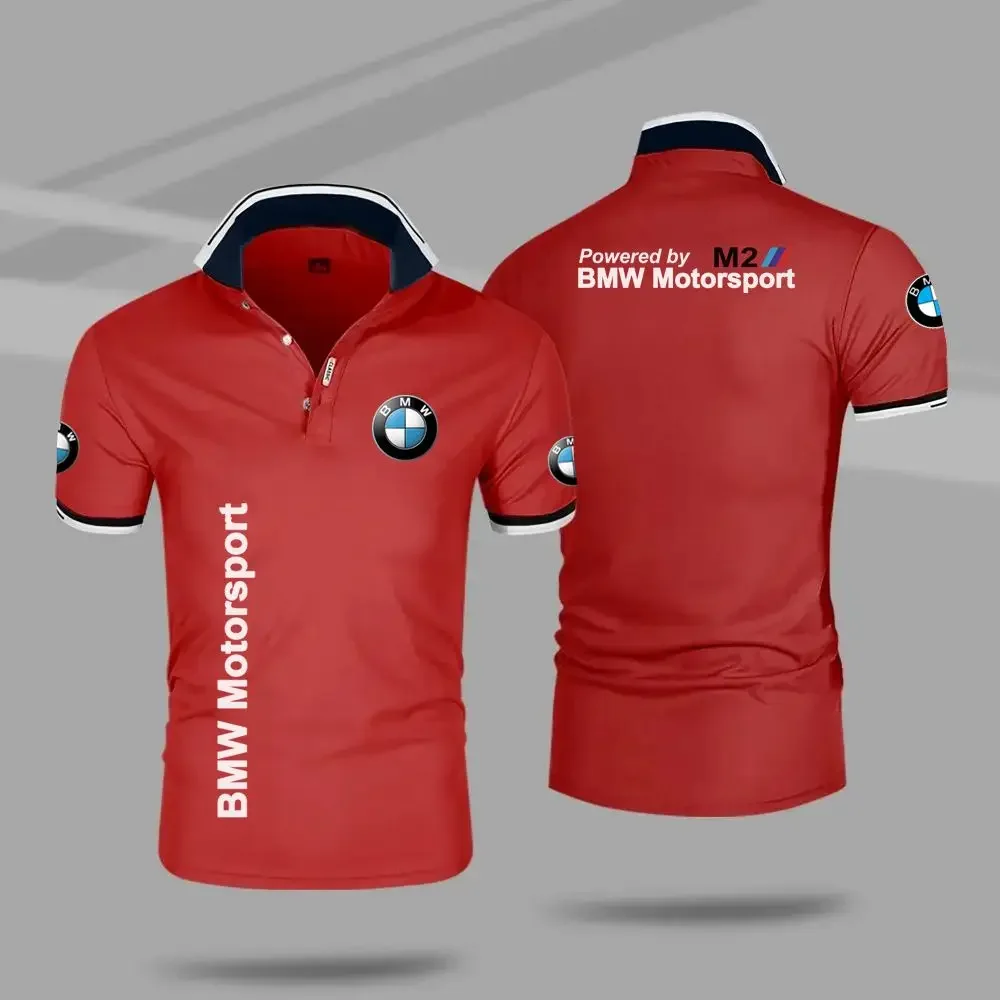 2024 ciclismo esporte masculino bicicleta bmw alta qualidade cavalo conforto camisa polo de alta qualidade rua ao ar livre moda bmw polo