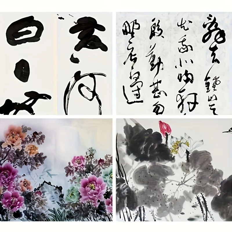 100/200 Stück halbgekochtes chinesisches Malpapier, geeignet für Kalligraphie und Pinselmalerei, die ideale Wahl für Künstler. – Detail 7
