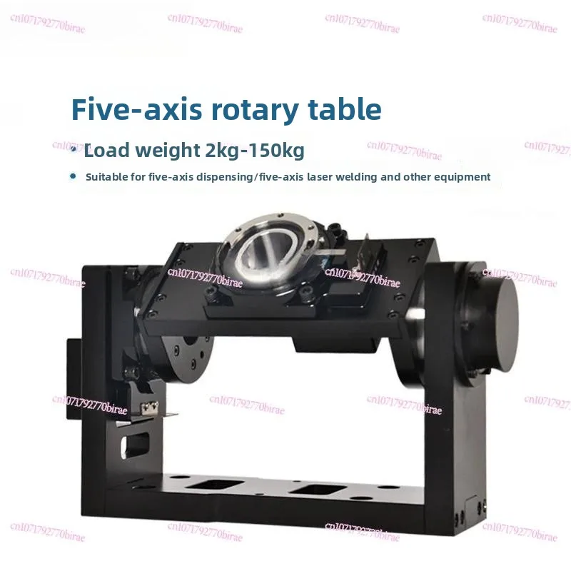 Customized Five-axis Turntable Miniature Rotating Shaft Servo Stepping Hollow  Platform Dispensing Machine Welding Flip Table