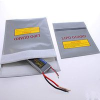 18X23Cm Lipo Safety Bag Fireproof Charge Sack Protective Storage Pouch For Rc Lipo Explosion Proof Guard Grey