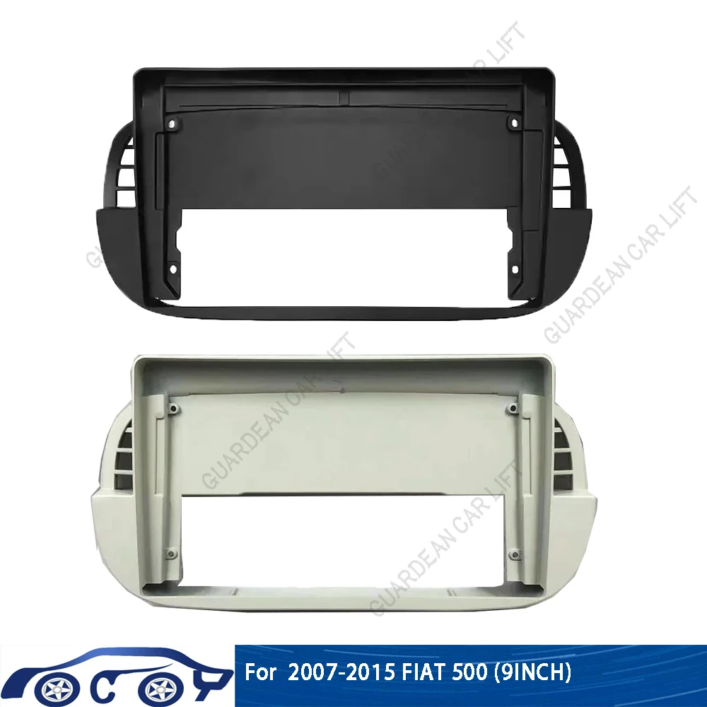 

1 DIN автомобильный DVD Android GPS рамка декодер Fascia Для Fiat 500 2007-2015 Android Стандартная панель комплект