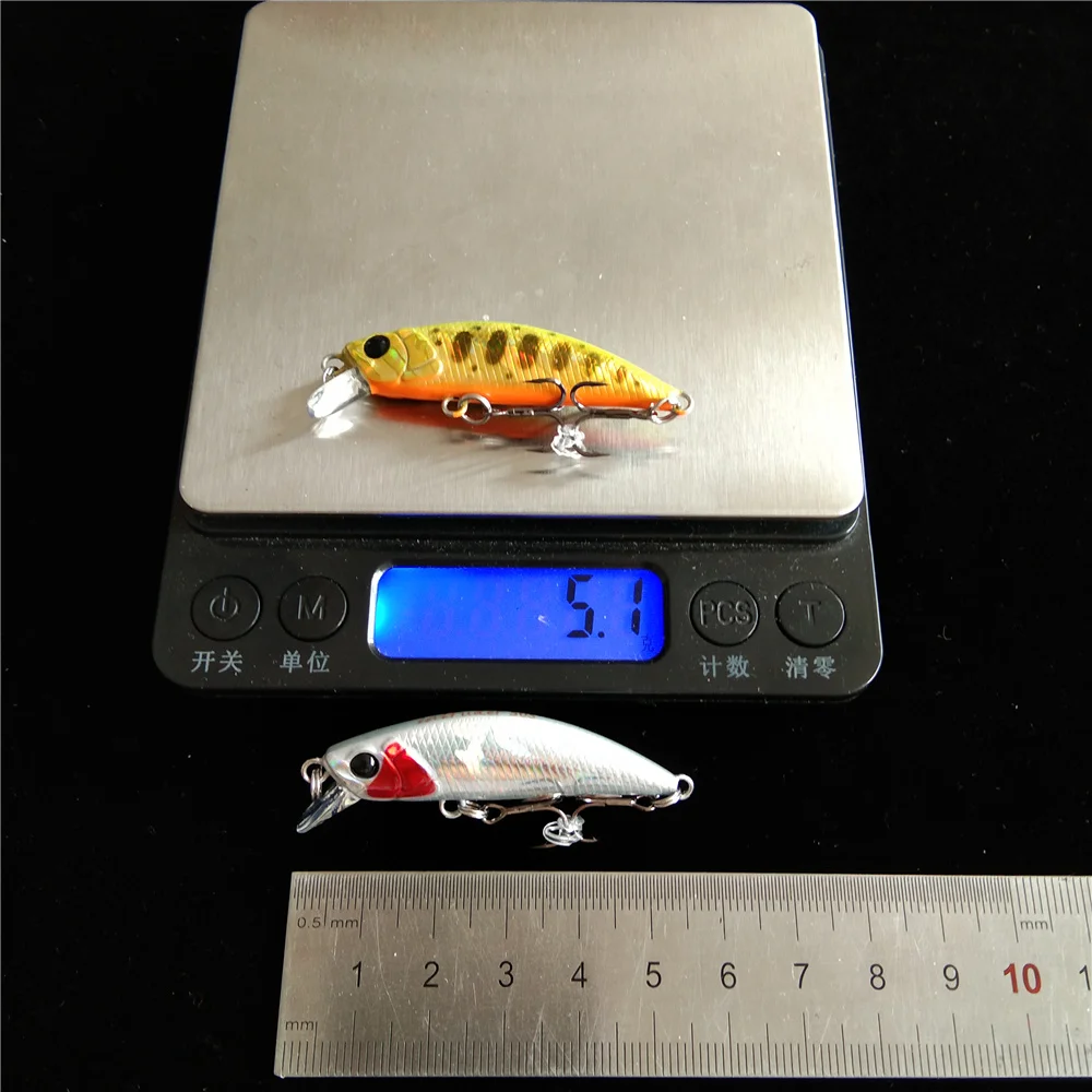 

Tsurinoya 12pcs 5cm 5g Sinking Minnow Wobblers Fishing Lure For Bass Perch Pike Trout Hard Bait Jerkbait Artificial Crankbait