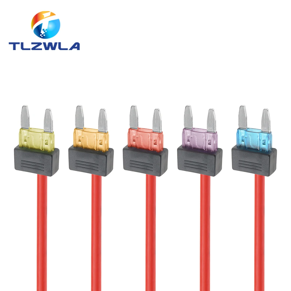 12V 3A 5A 10A 15A 20A Car Fuse Holder Add-a-circuit TAP Adapter Mini ATM APM Blade MINI Simple Safety Device