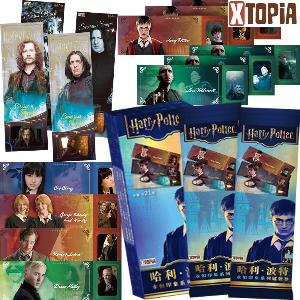 

Новые оригинальные коллекционные карточки Xtopia по мотивам Гарри Поттера: Гермиона, Рон Малфой, лазерные карточки-билеты, сувенирные карточки, подарки на день рождения для детей
