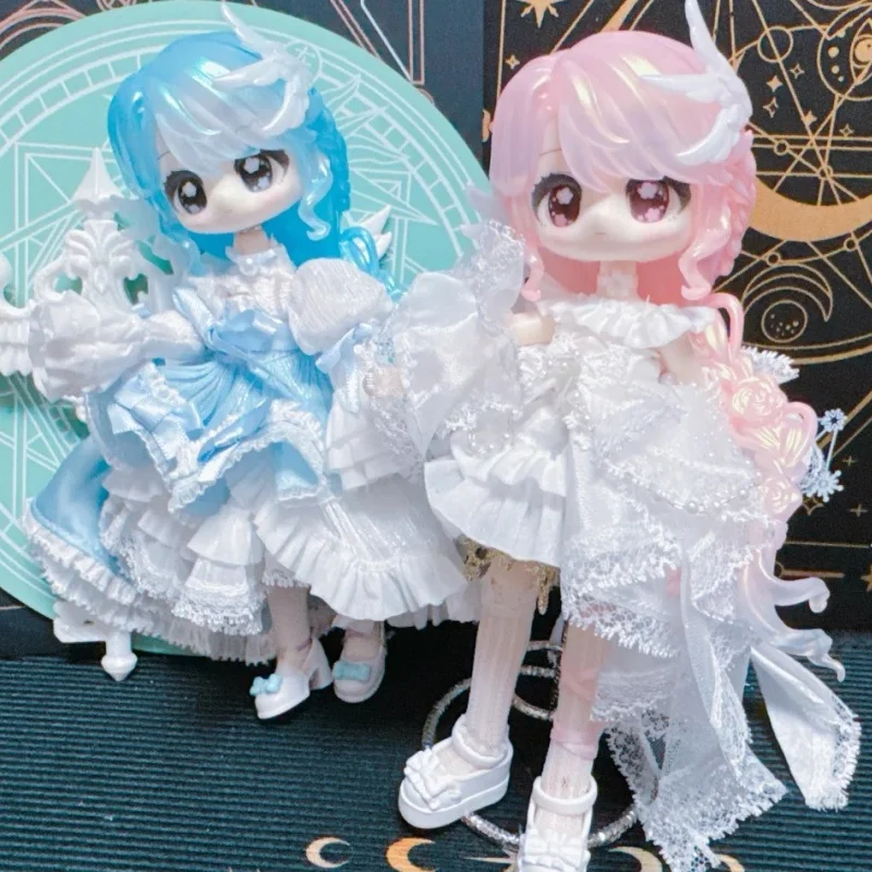 

Genuine In Stock Unveiled Door Little Key Artbook Series 1/12 Blind Box Anime Figurine Articulated Ornament Model Doll Toy Gift