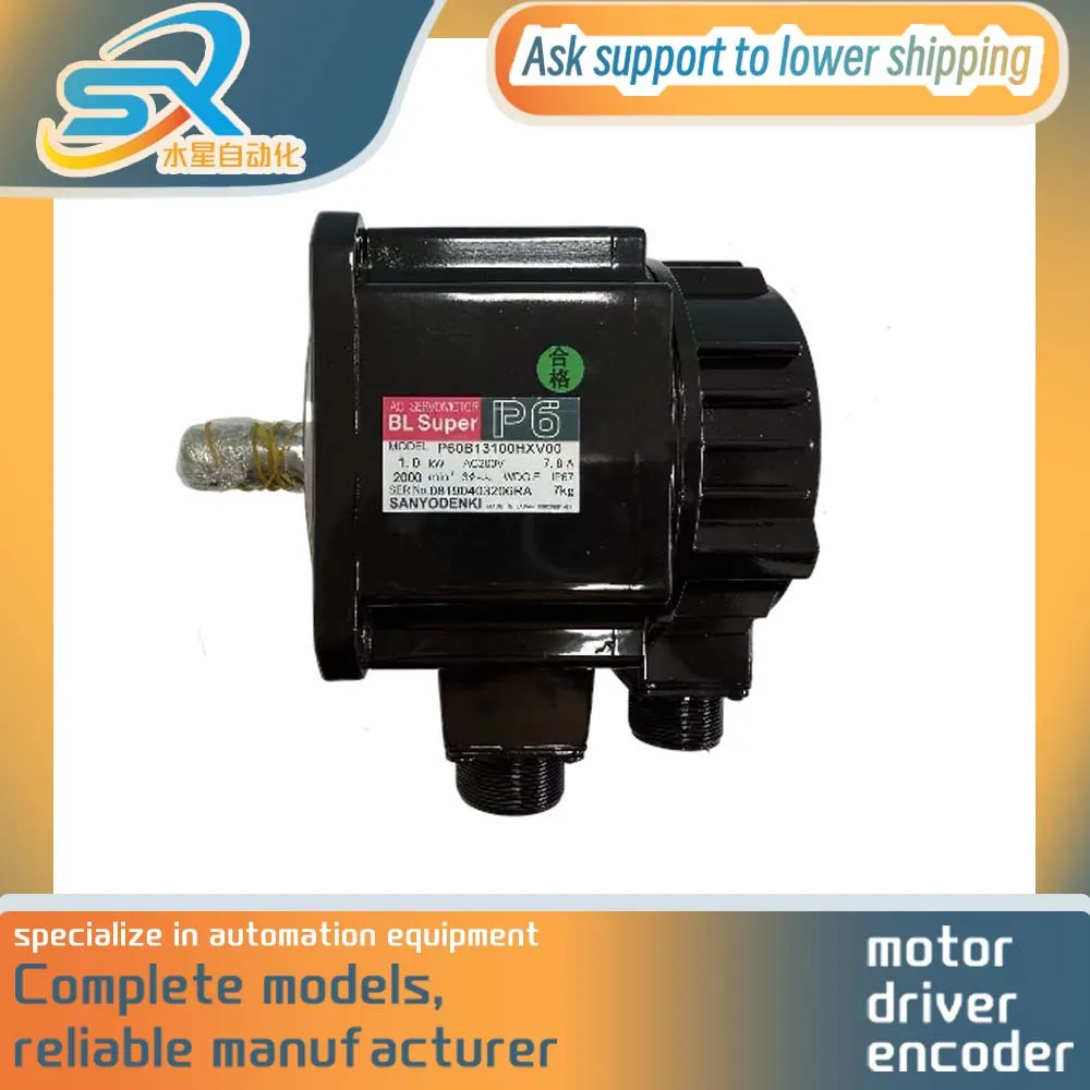 

100% Test OK P60B13100HXV00 1000w SANYO Servo Motor For Industrial Automation