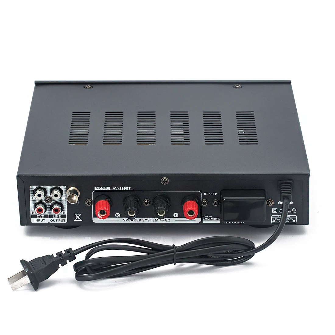 Sunbuck 고출력 블루투스 USB SD FM 리모컨, 노래방 HIFI 사운드 앰프 오디오, 220V 2.1 채널, 200W