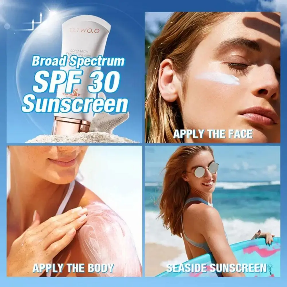 SPF30 PA +++ crema solare sbiancante lozione isolante prodotti per la cura idratante del sole tono schiarente protezione della pelle pelle K1W0