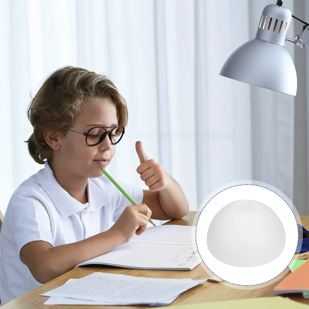 Mushrooms Lampshade Replacement Shades Round Ceiling Light White Fan Covers Bulb for Lights