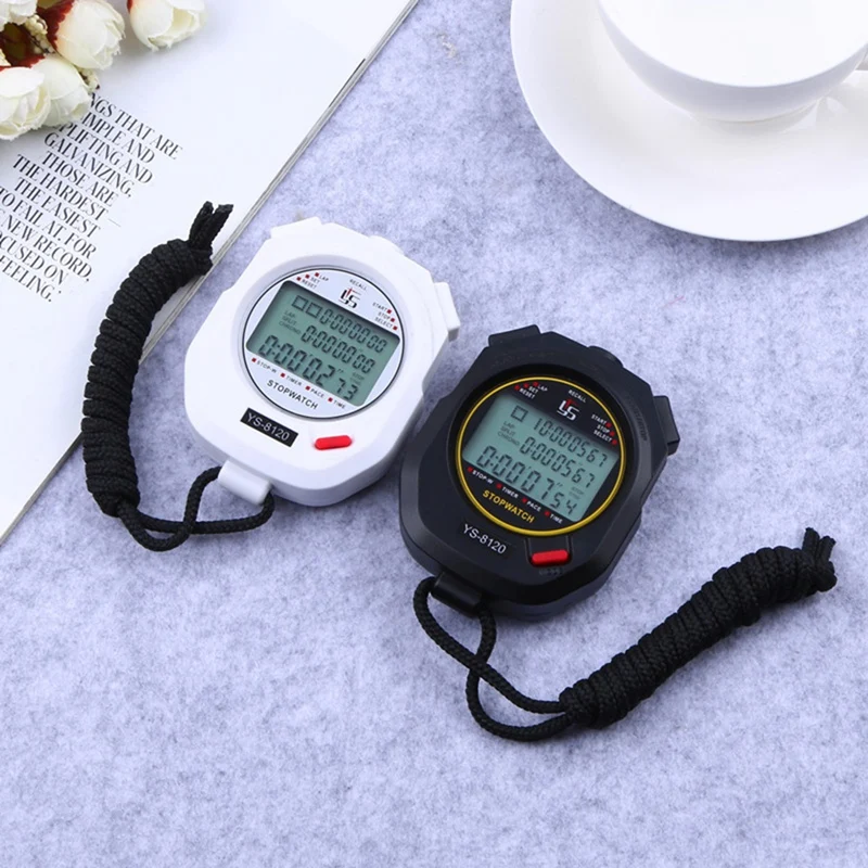 

YS Digital Timer Stopwatch Sports Training Digital Chronometers White HOT SALE