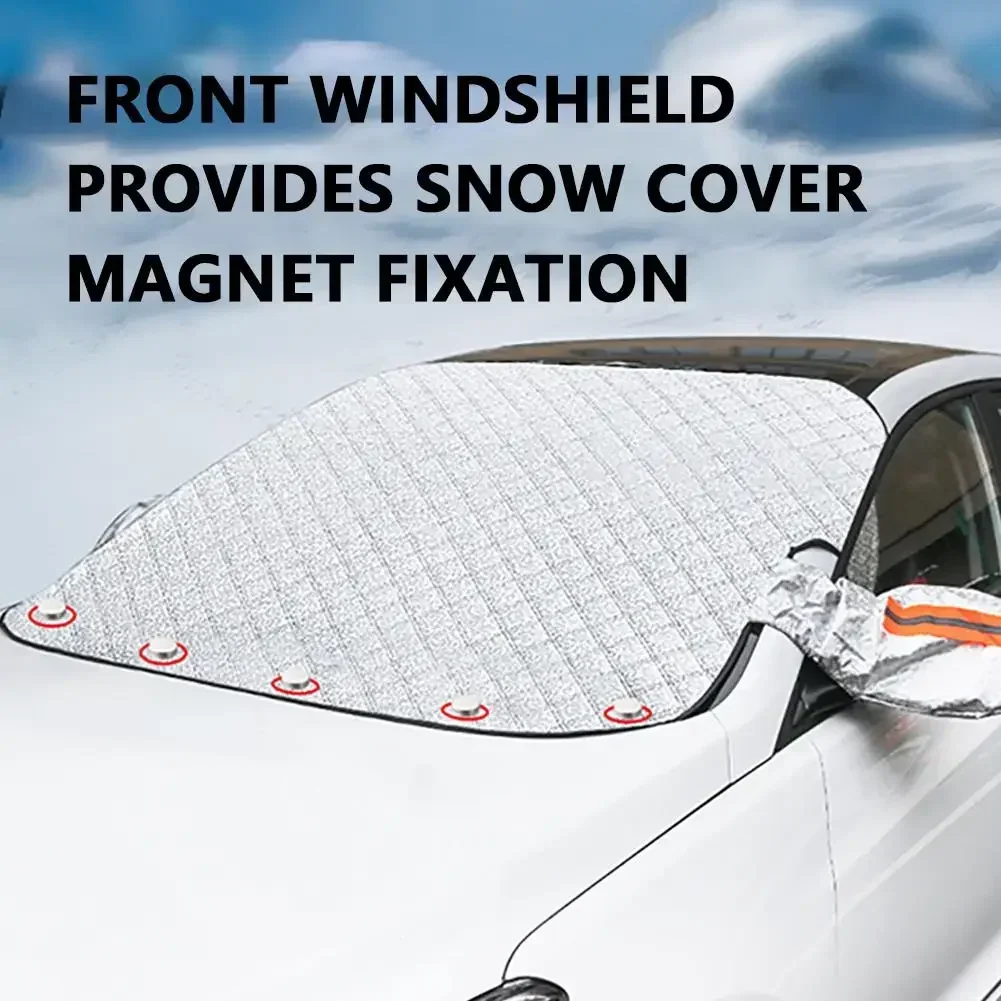 For Custom Winter Car Front Windshield Snow Cover Waterproof IceFrost Sunshade Cover