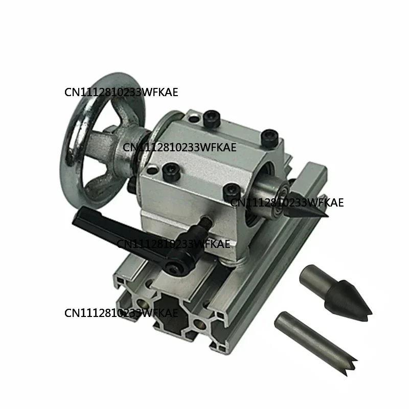 DIY CNC Rotary Axis Tailstock Center Height 55mm with 3pcs Tail Center for Rotary 4th A Axis Engraver Milling Machine