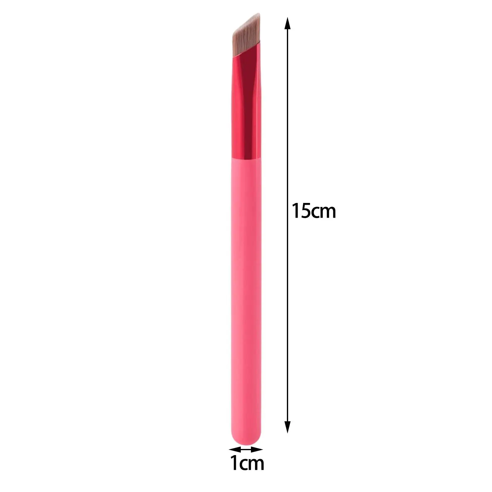 Pro Eyebrow Brush Angled Design Nylon Bristles Smooth Three Dimensional Brow and Hairline Tool for Eye Makeup Kits
