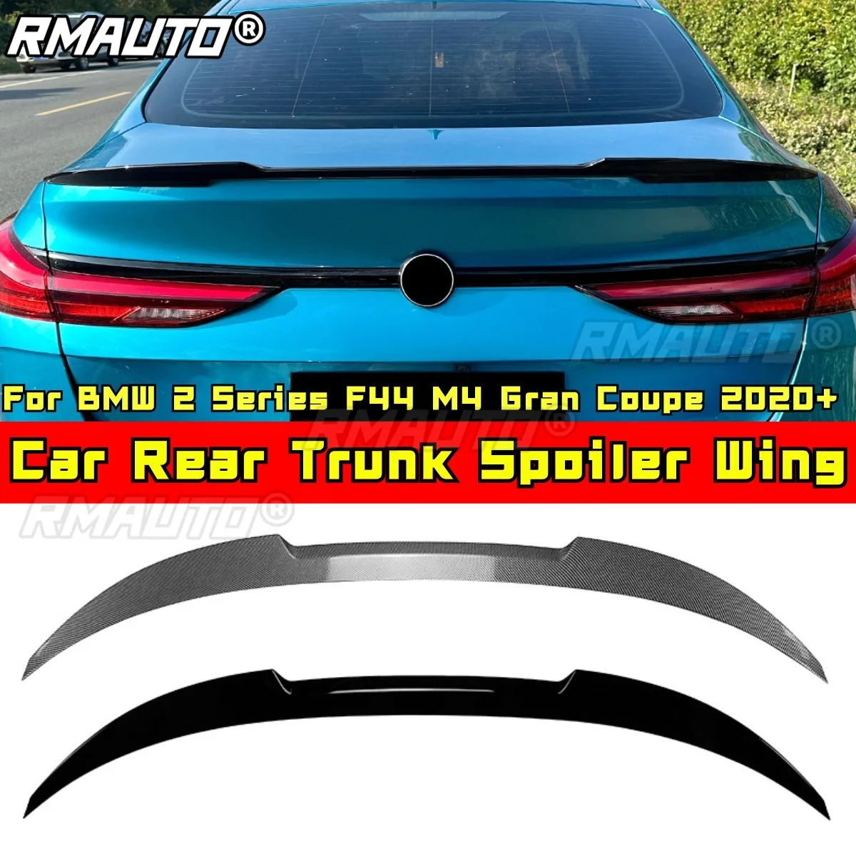 

Для BMW 2 серии F44 M4 Gran Coupe Комплект кузова Задний спойлер багажника Крыло Автомобильные аксессуары для BMW 2 серии F44 M4 Gran Coupe 2020+