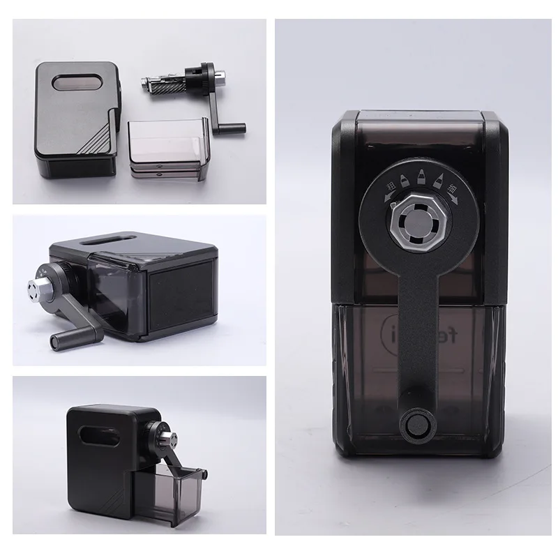 Pencil Sharpener Anti Break Core for Sketch Charcoal Pencil Sharpening Tool Manual Crank Student Art Use Rotary Sharpener Device