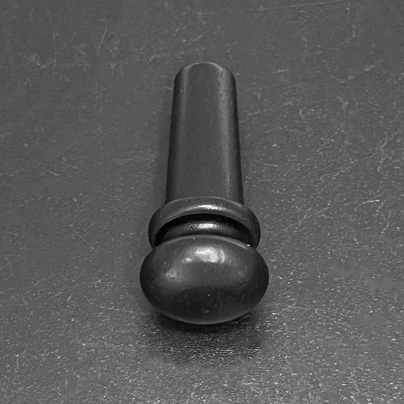 30Pcs Ebony Strap Button for Acoustic Guitar, Guitar Strap Button Endpin Button Black