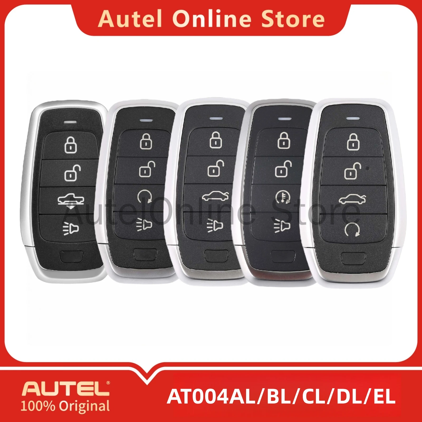 

AUTEL IKEYAT004AL IKEYAT004CL AT004BL AT004CL AT004DL AT004EL Universal Smart Remote Key for KM100/IM508/IM608