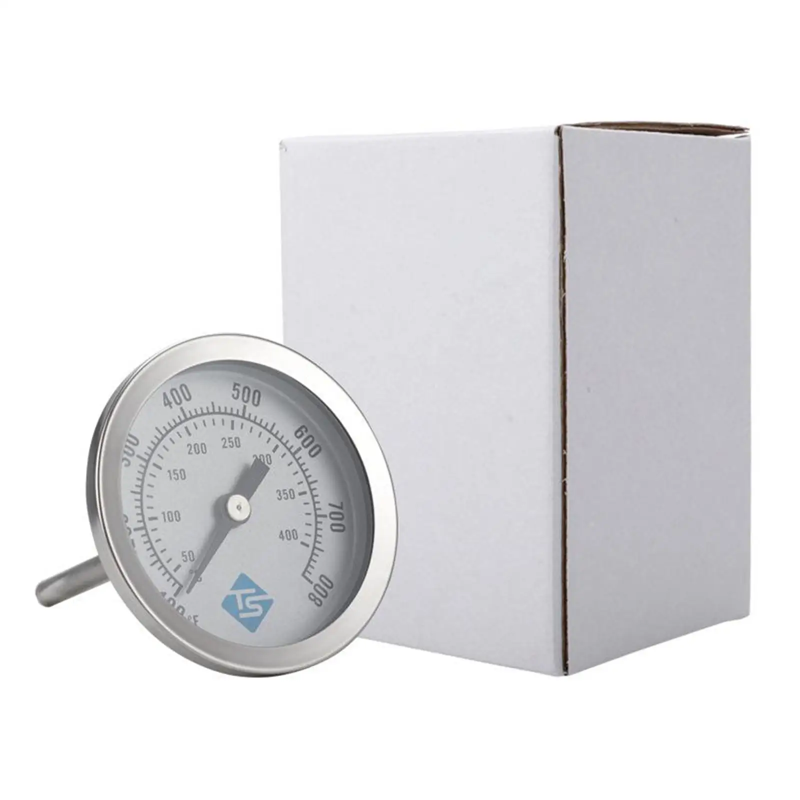 DIY Cake Tool Polymer Clay Oven Thermometer Silver Stainless Steel Temperature Reader for Clay Baking Oven