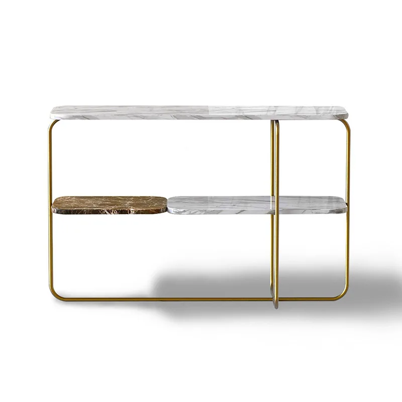 

Light luxury home living room wall table Entrance platform corridor foyer club decoration ornament landscape table Entrance tabl