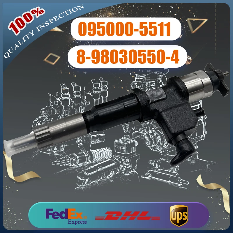 

Diesel Common Rail Fuel Injector 095000-5511 095000-5512 8-97603415-8 for Isuzu Engine 6WG1 6WF1 6WF1-TC 4HK1 4JJ1