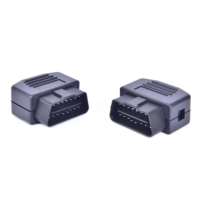 OBD II Type 16 Pin Male Auto Car Connector Cable Wire Sockets Connector Plug with Shell and Screw