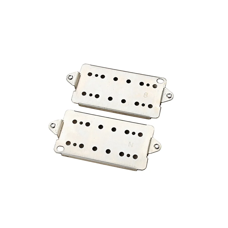 2Pcs Guitar Neck Bridge Humbucker Pickup Base Plate 50mm 52mm Pole Spacings Humbucker Bridge Neck Parts