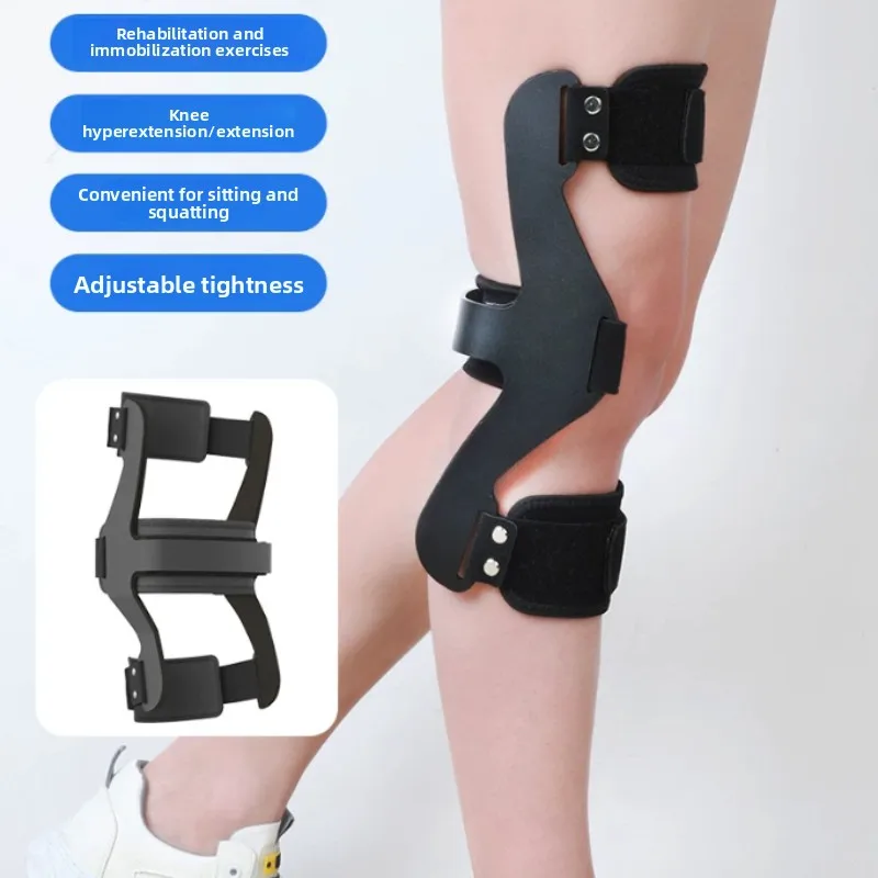 Knee Brace for Extension Knees Hyperextension Orthosis with Back Arch Hemiplegic Knee Aid Reverse Extension Fixed Knee Orthosis