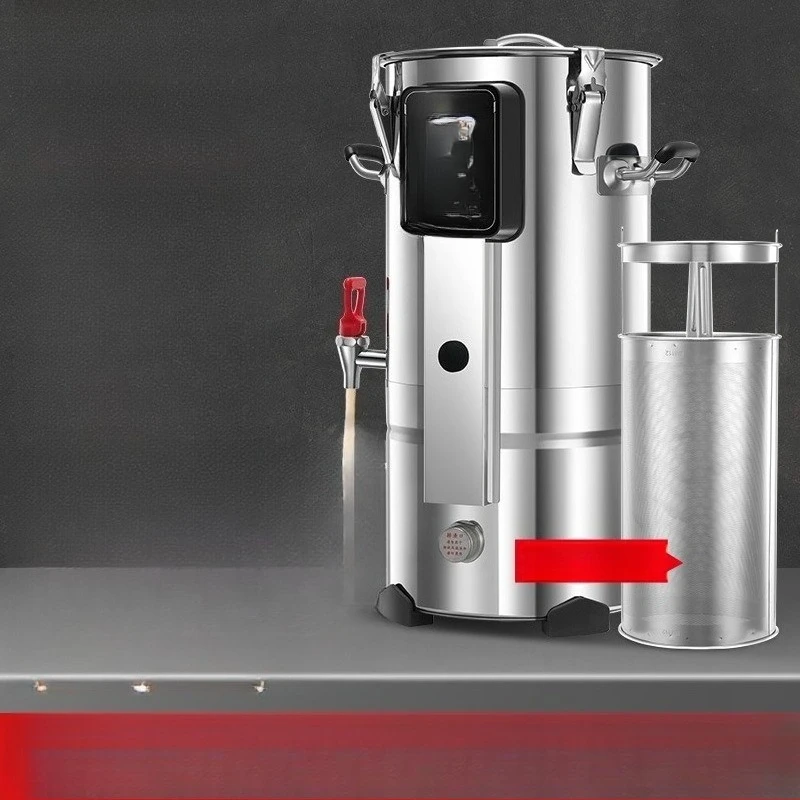 Fully automatic microcomputer soybean milk machine, freshly ground and heated, large-capacity canteen, breakfast shop,